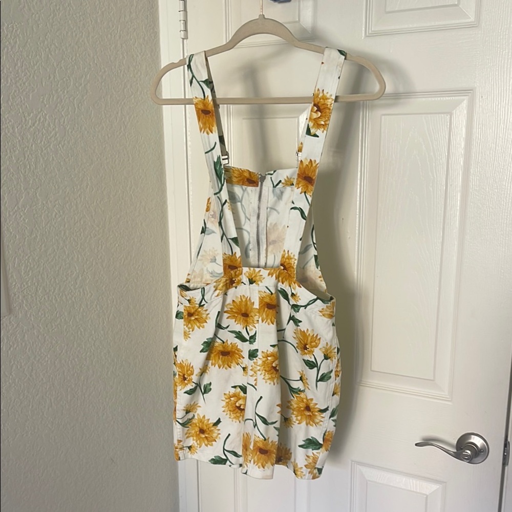 Forever 21 Floral Mini Dress - Yellow and Green - Picture 5 of 7